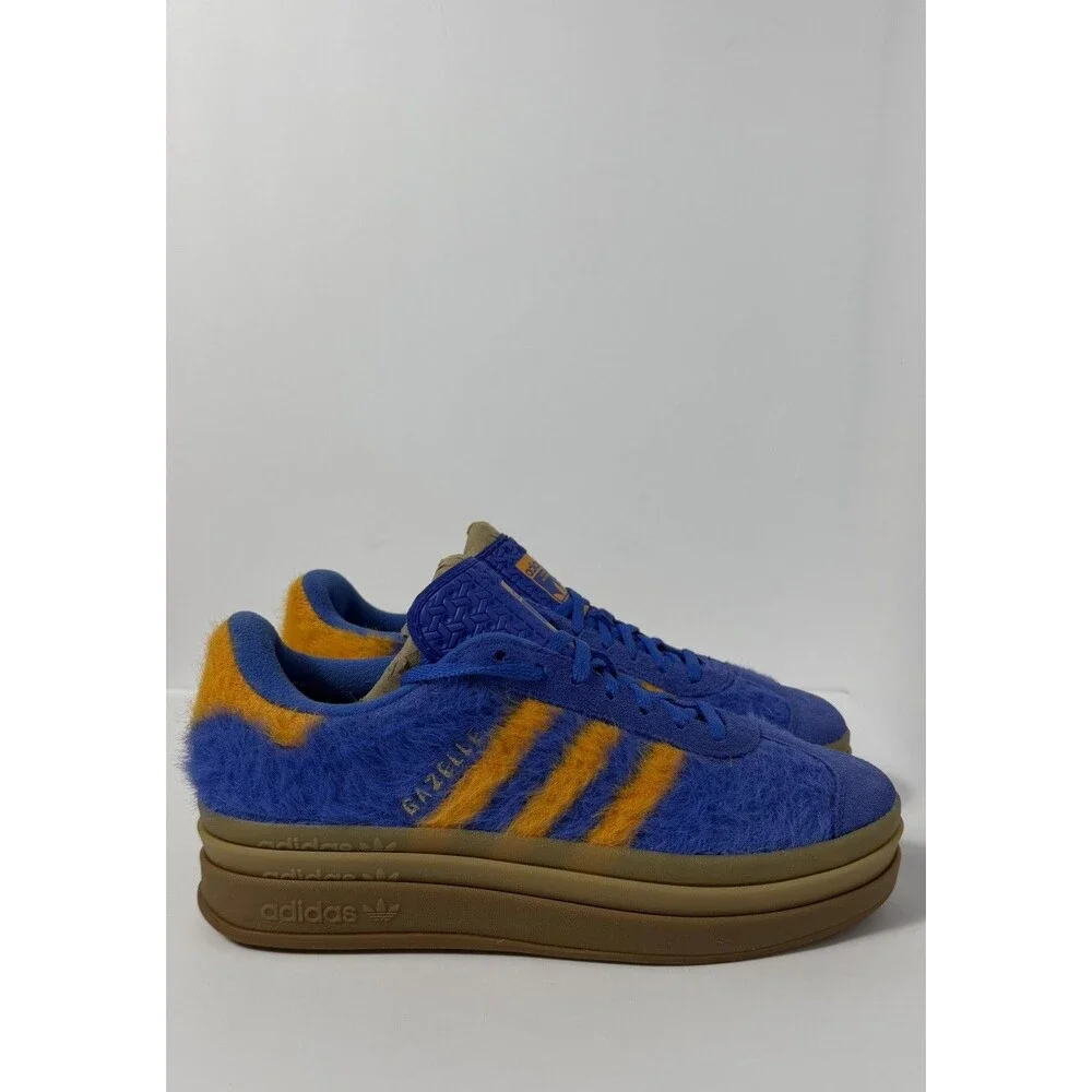 adidas Gazelle Bold  Womens Blue Sneakers Casual Shoes JS3906